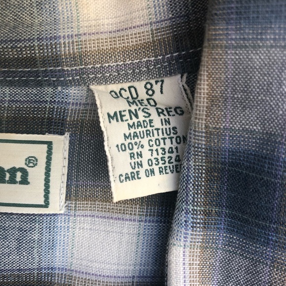 L.L.Bean Wrinkle-Resistant Plaid Short Sleeve - Picture 7 of 10